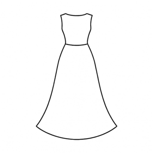 Tranh tô màu váy cưới cho bé 2025