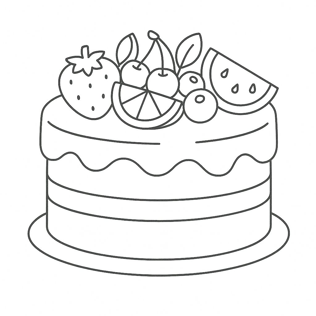 Bánh kem trái cây tươi