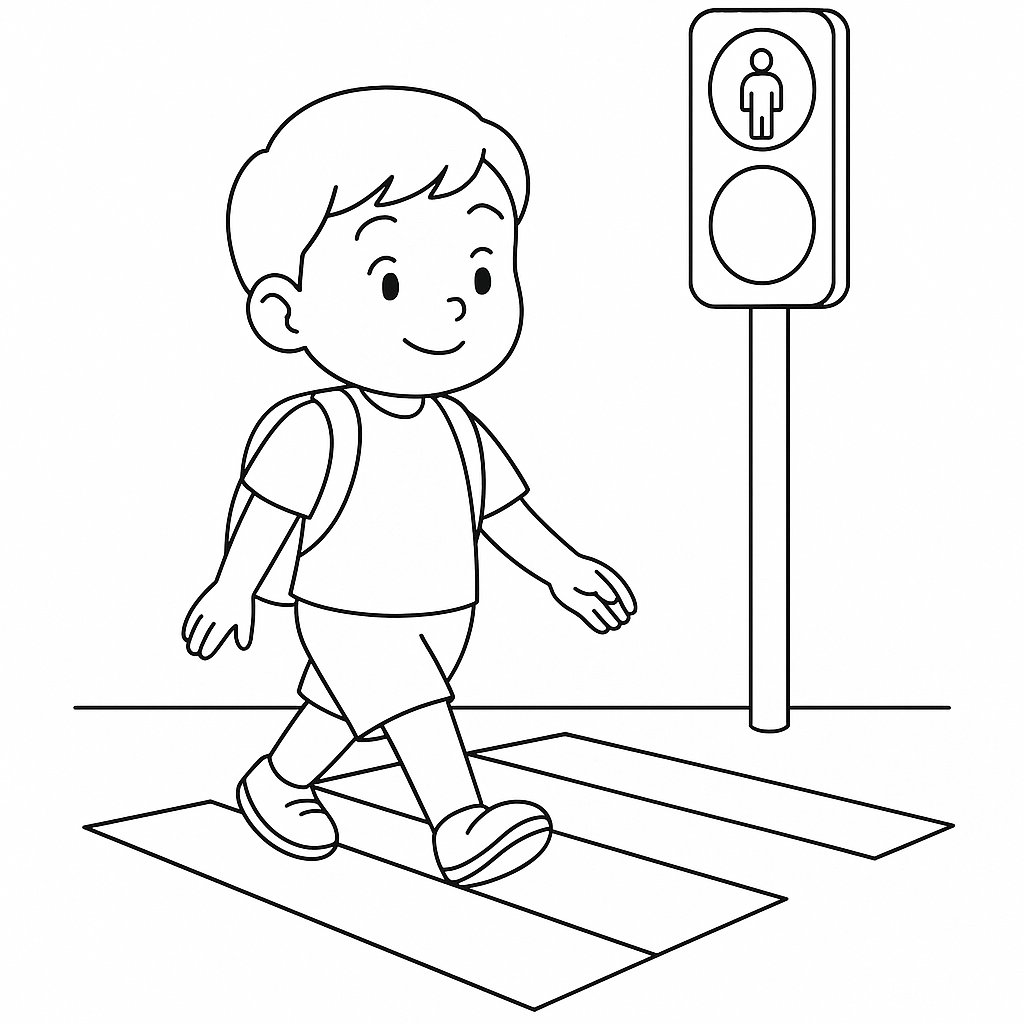 Bé Qua Đường An Toàn