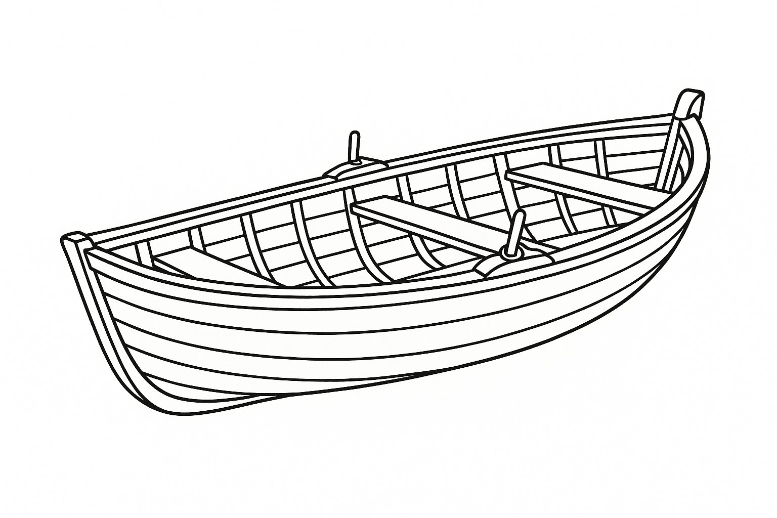 Chiếc thuyền gỗ