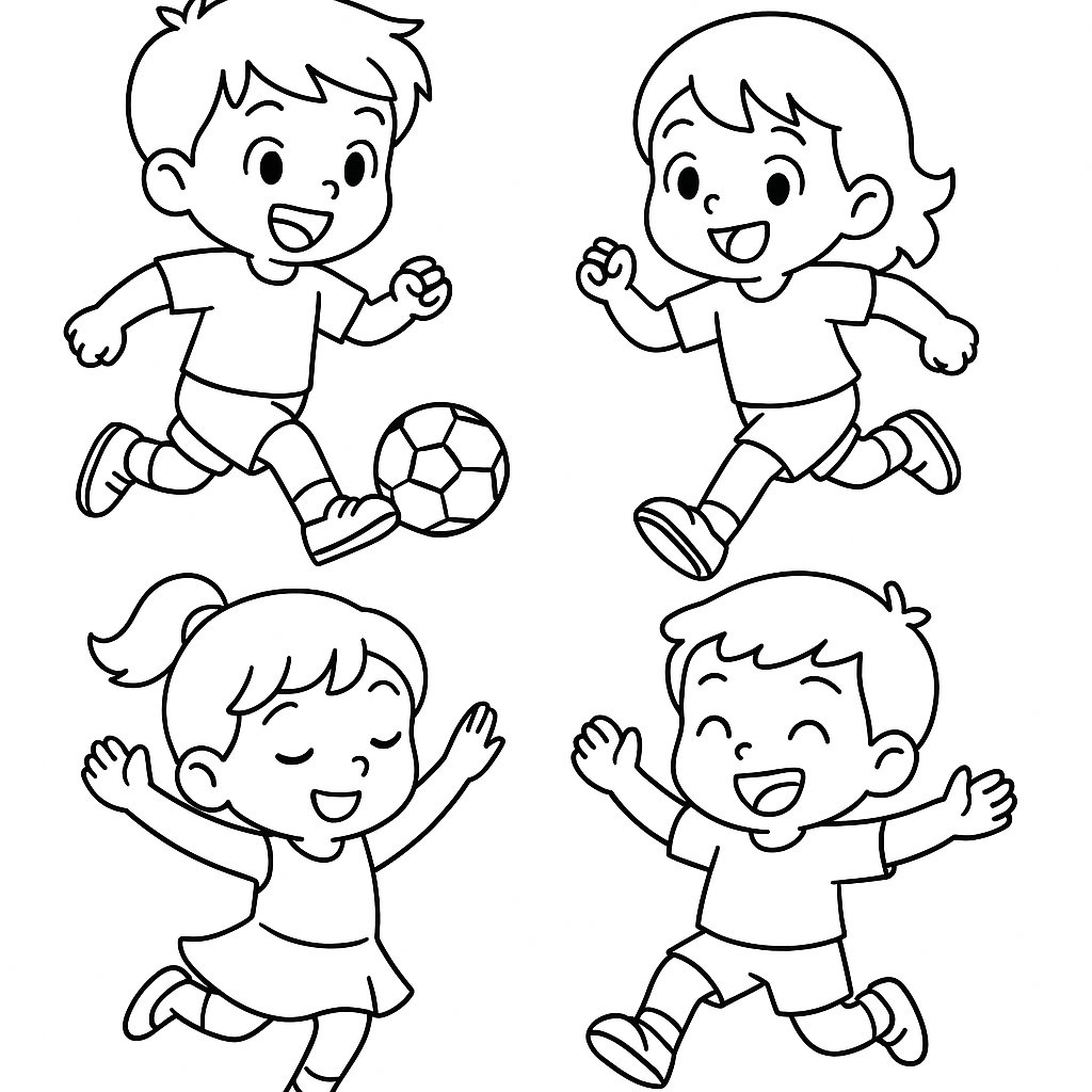 Cơ thể bé trong hoạt động