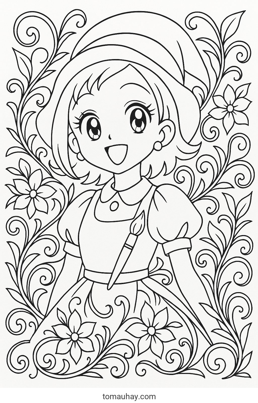 Tranh Tô Màu Doremi Cho Bé - Hình Tô Màu Năm 2026 - Doremi nghệ thuật