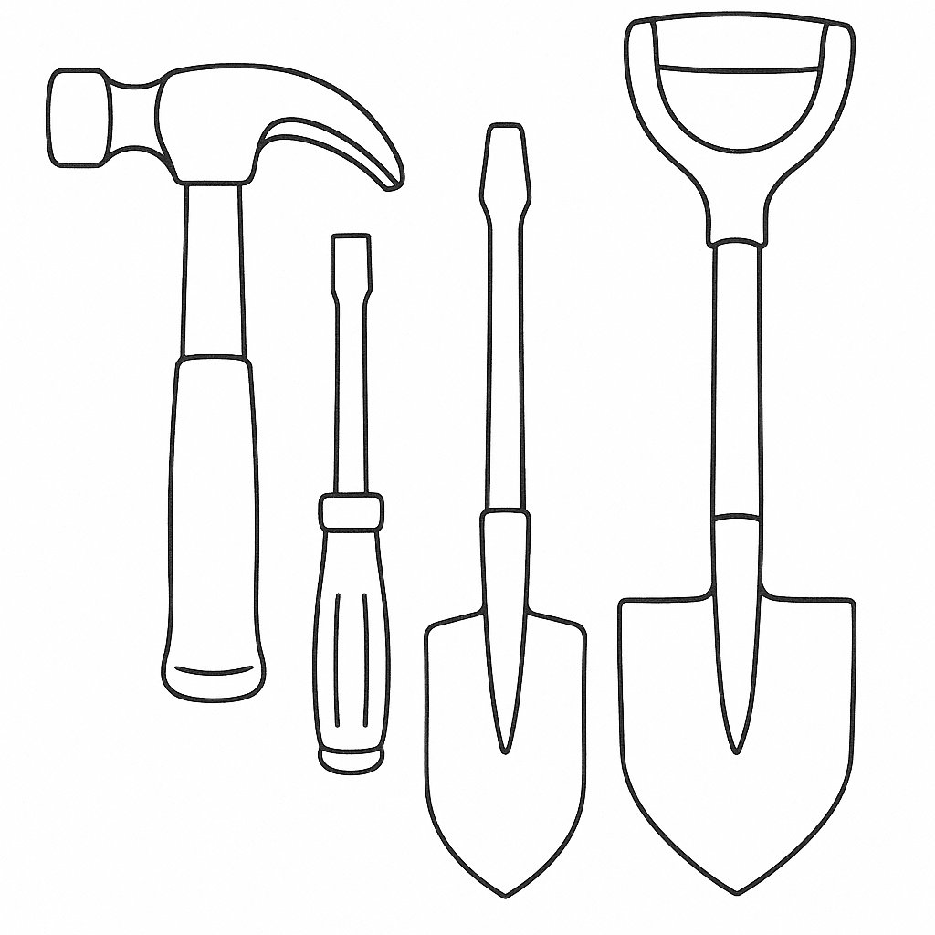 Dụng cụ xây dựng cổ điển