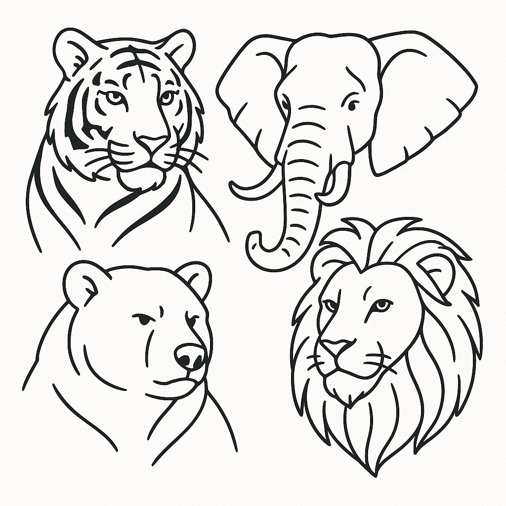 Tô màu miễn phí cho bé 2025 - Tranh tô màu sáng tạo