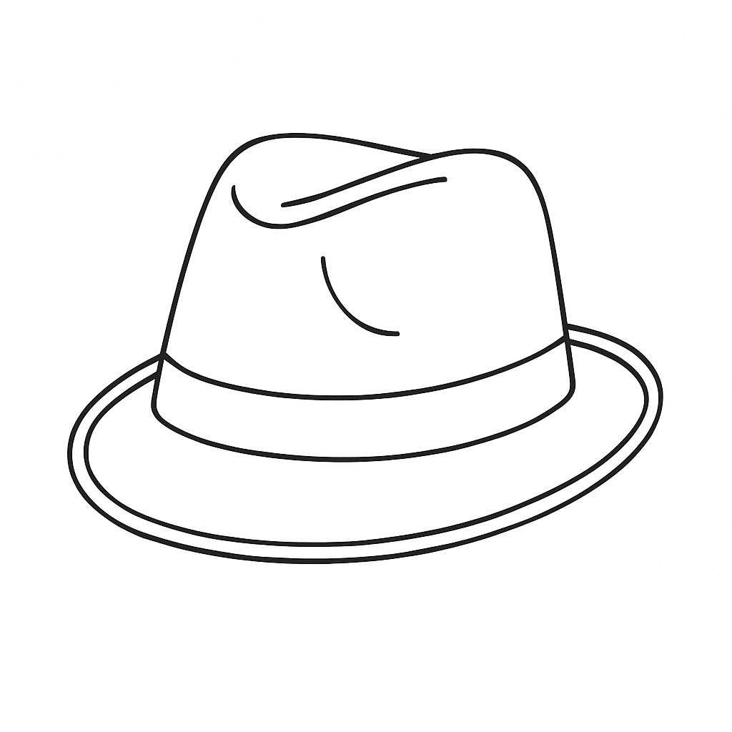 Tô màu mũ với ánh kim