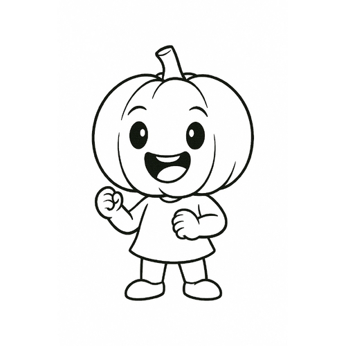 Tô màu quả bí ngô cho bé đẹp nhất 2025
