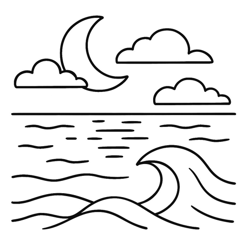 Tô màu biển cho bé – Tranh tô màu cảnh biển 2025