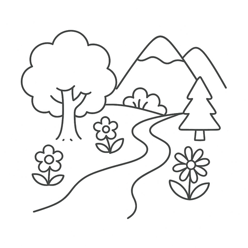 Tranh tô màu bộ tô màu cho bé 2025 - PDF vui nhộn