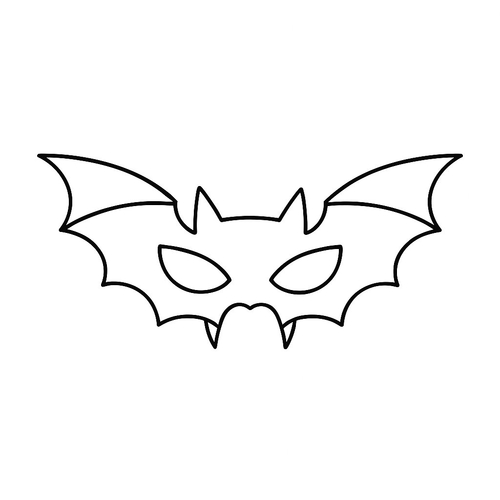 Mặt nạ Halloween bằng giấy tô màu cho bé 2025 –