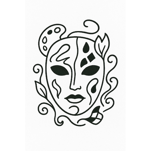 Tô màu mặt nạ cho bé 2025 - Tranh tô màu sáng tạo