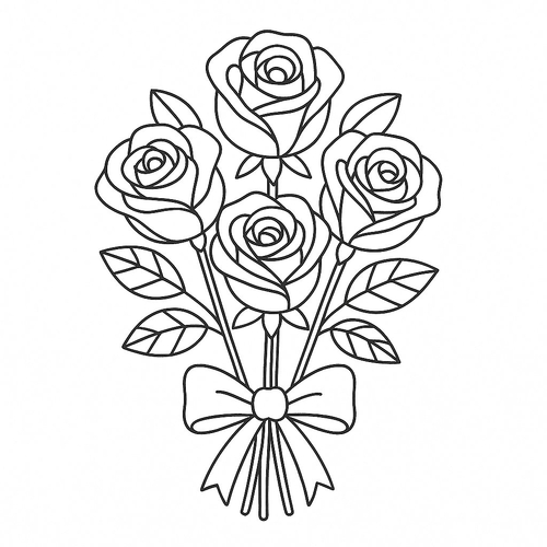 Tranh tô màu ngày 8 3 cho bé PDF đẹp, dễ in nhất 2025