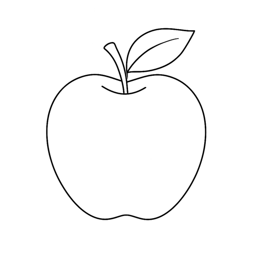 Quả Táo Tô Màu Cho Bé 2025 - Tranh Tô Màu Quả Táo