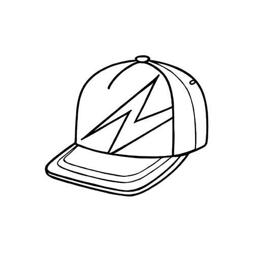 Tô màu cái mũ cho bé 2025 – Hình tô màu dễ thương