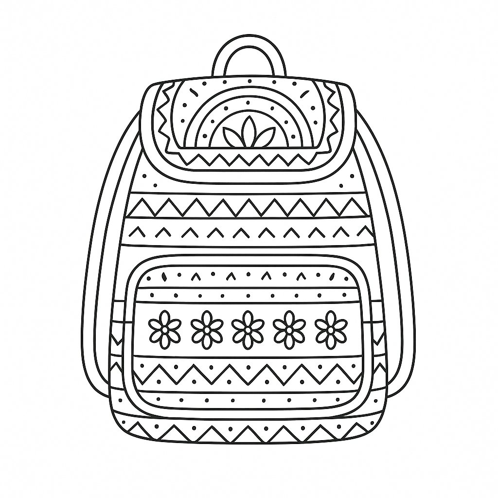 Ba lô họa tiết dân tộc