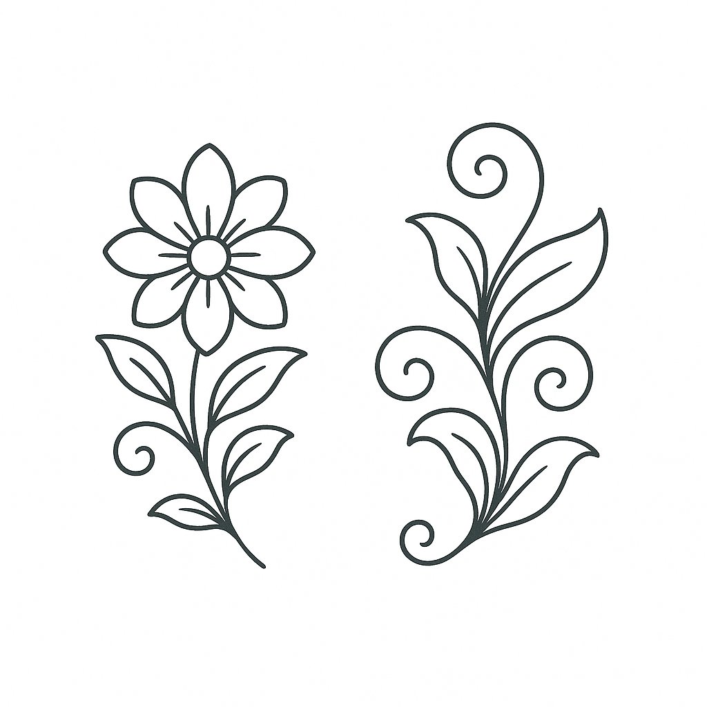 Cặp hoa văn nghệ thuật