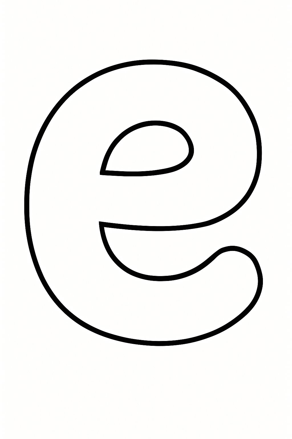 Chữ e pastel mơ mộng