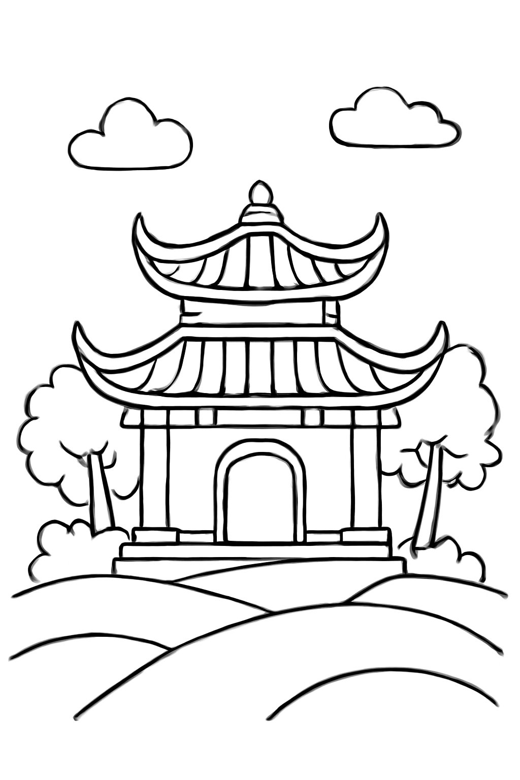 Tranh tô màu quê hương đất nước cho bé 2025 – Tải PDF