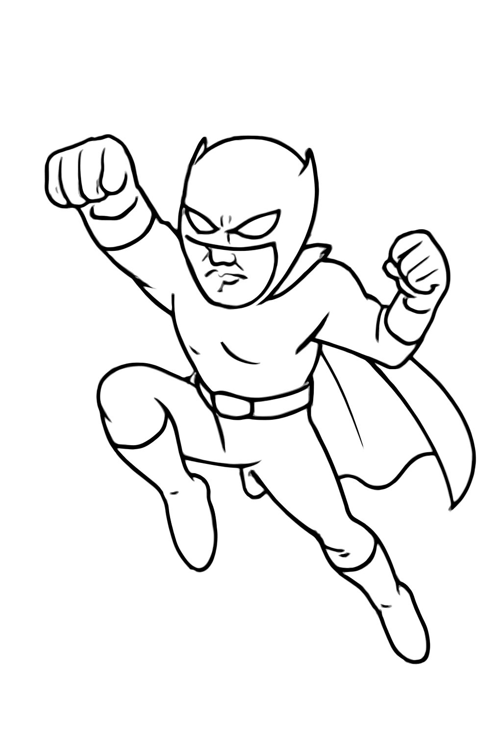 Tô màu siêu nhân anh hùng cho bé 2025 - Hình PDF