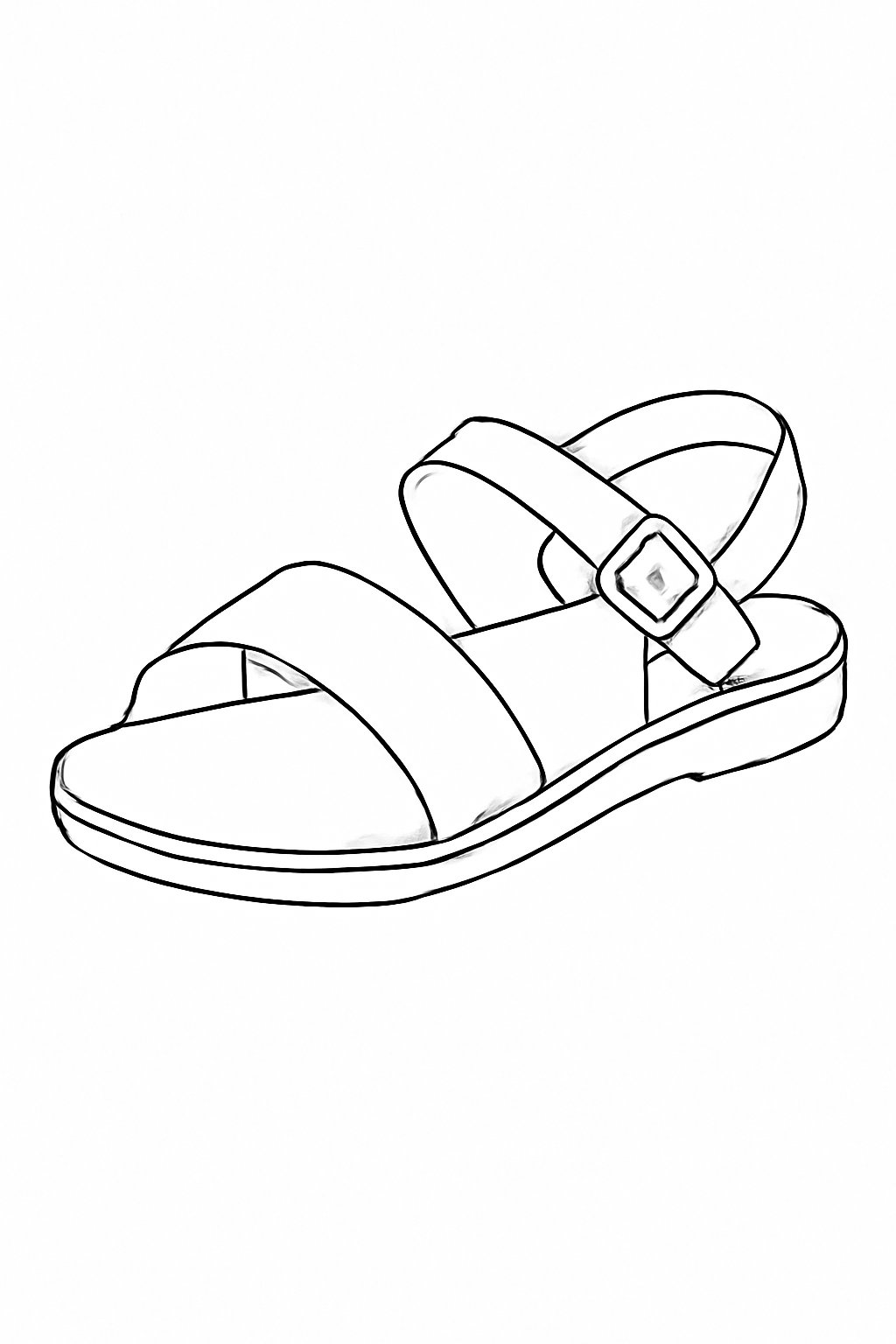 Tranh tô màu đôi giày cho bé 2025 -  miễn phí