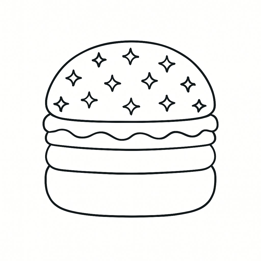 Hamburger kim tuyến lấp lánh