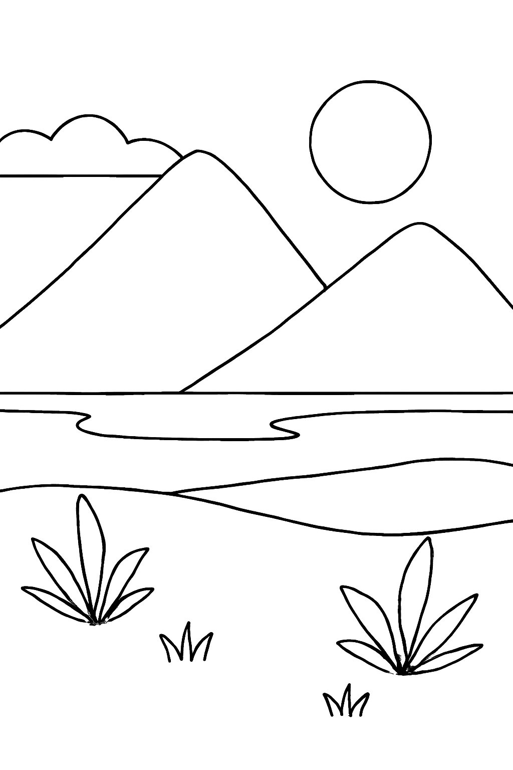 Mở tô màu phong cảnh