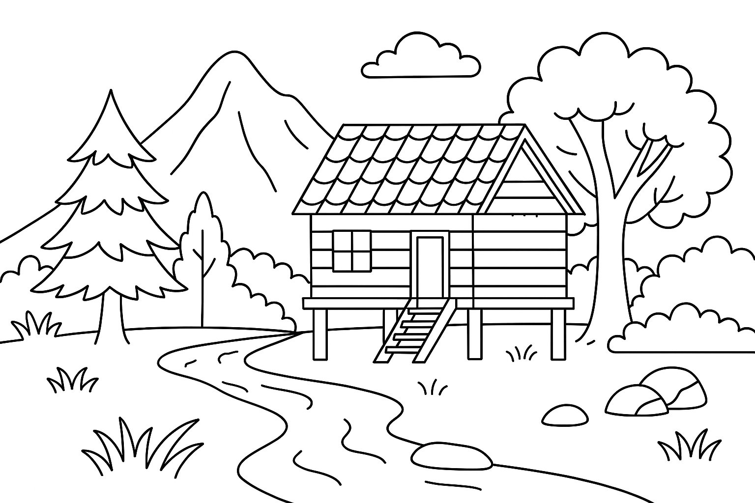 Nhà sàn miền núi