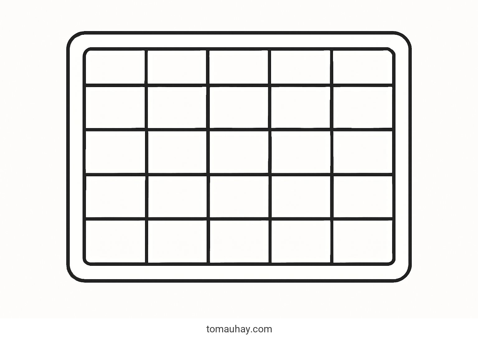 Tô màu thời khóa biểu cho bé 2026 - Hình PDF - Thời khóa biểu cổ điển
