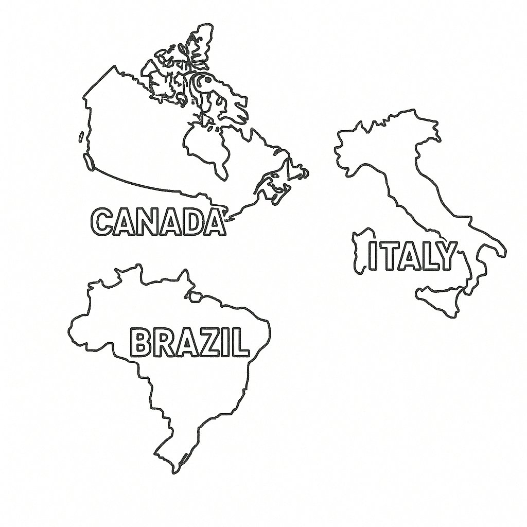 Tô màu các quốc gia