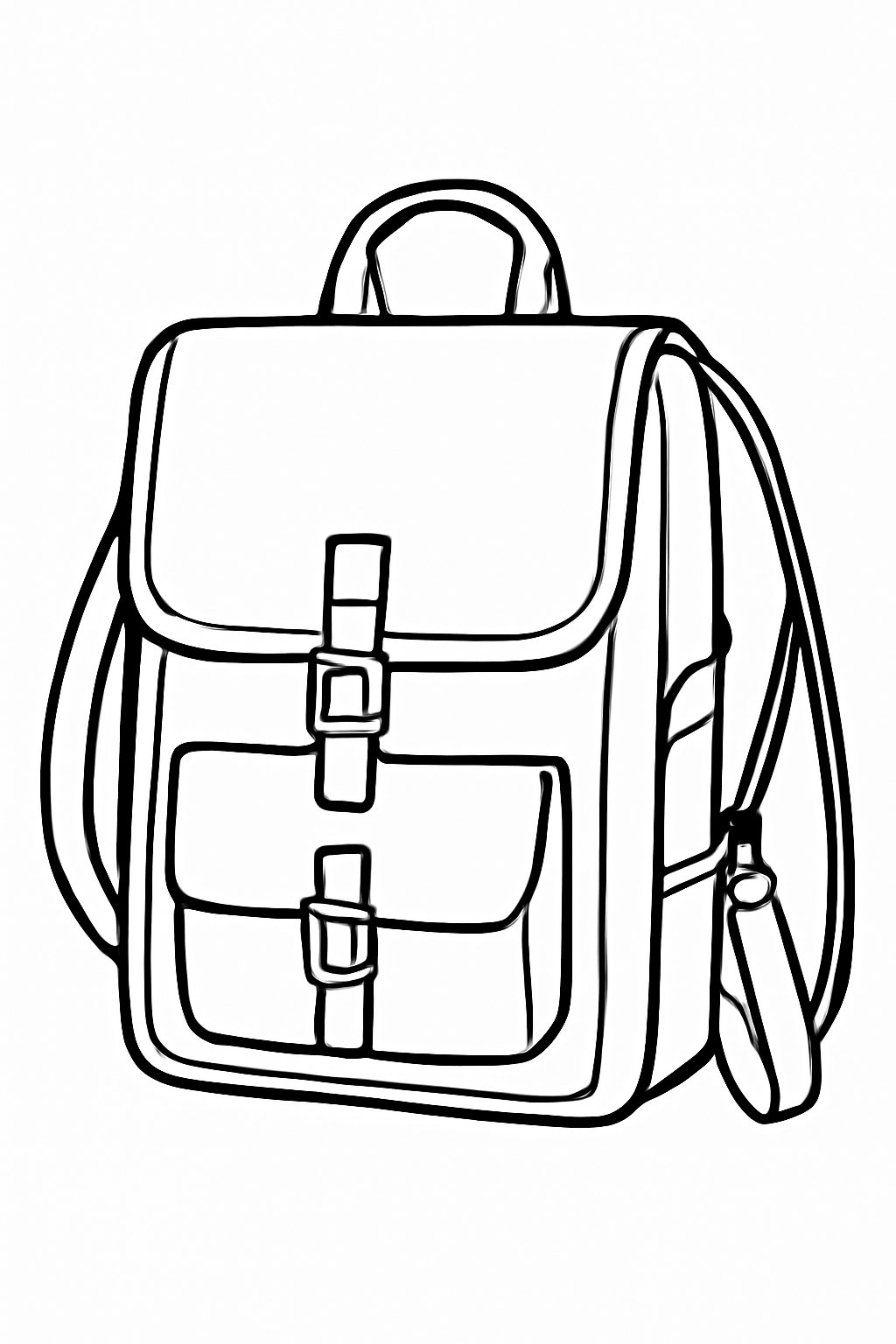 Tô màu túi xách cho bé 2025 - Hình tô màu PDF