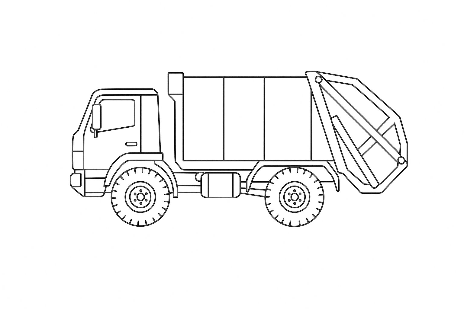 Xe chở rác siêu bền