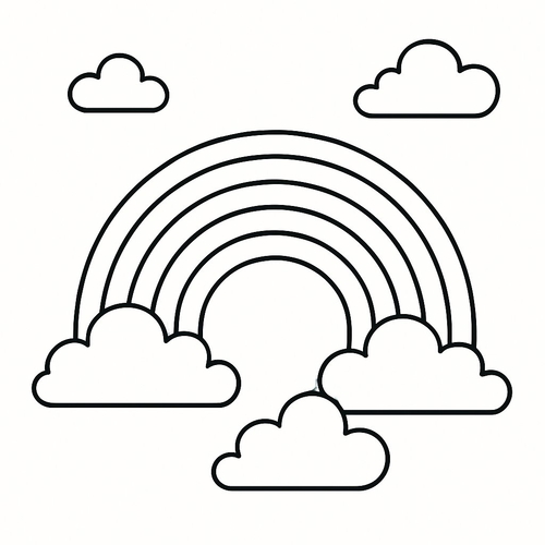 Tranh tô màu bầu trời cho bé 2025 - Tải PDF miễn phí