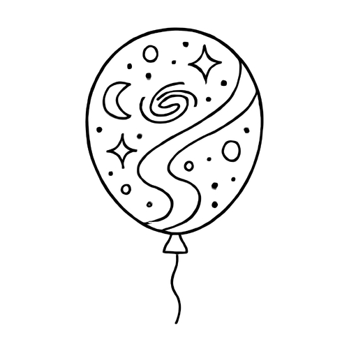 Tranh tô màu bong bóng cho bé 2025 - Tải PDF dễ dàng