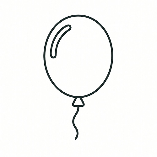 Tranh tô màu bong bóng cho bé 2025 - Tải PDF dễ dàng