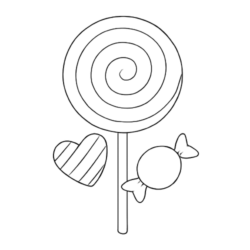 Tranh tô màu kẹo cho bé đẹp nhất 2025 – Tải PDF miễn phí