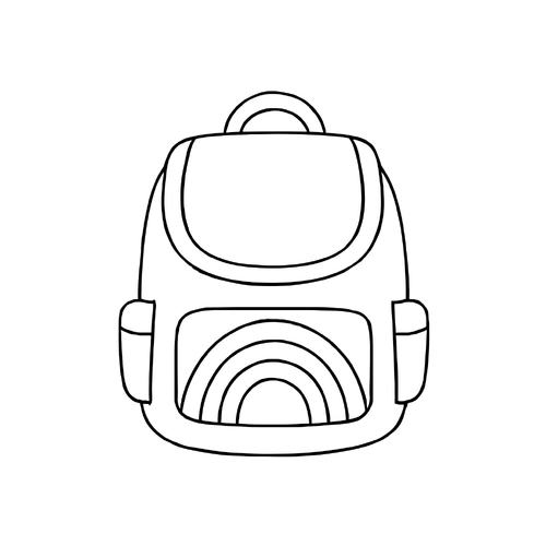 Tranh tô màu cái cặp cho bé 2025 - Tải PDF miễn phí