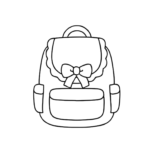 Tranh tô màu cái cặp cho bé 2025 - Tải PDF miễn phí