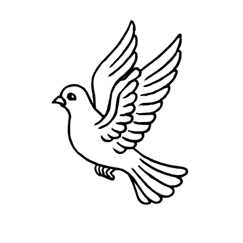 Tranh tô màu chim bồ câu cho bé 2025 – Tải PDF miễn phí