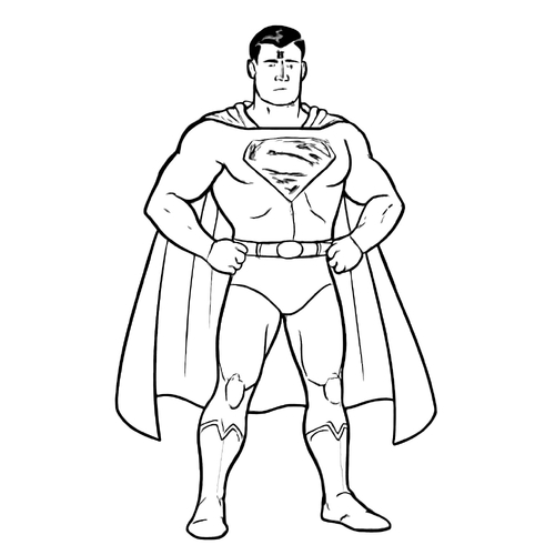 Tô màu siêu nhân anh hùng cho bé 2025 - Hình PDF