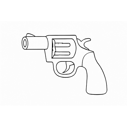 Tranh tô màu súng cho bé 2025