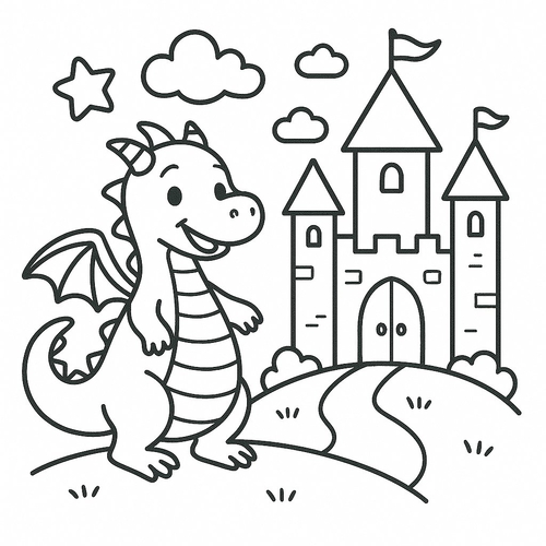 Tranh tô màu cho bé gái 5 tuổi 2025 - Tải PDF miễn phí