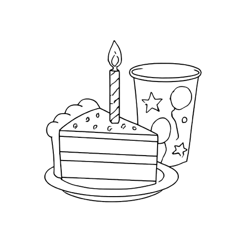 Tranh tô màu đồ dùng để ăn cho bé 2025 – Tải PDF