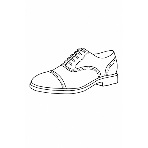 Tranh tô màu đôi giày cho bé 2025 -  miễn phí