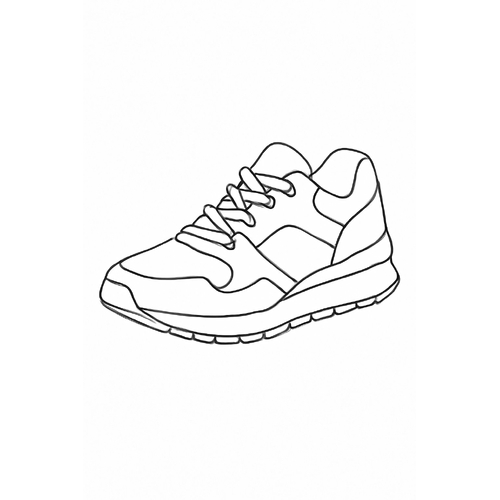 Tranh tô màu đôi giày cho bé 2025 -  miễn phí