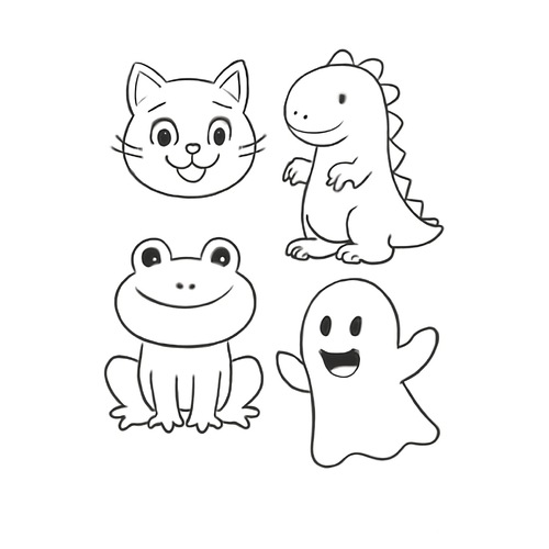 Tranh tô màu hình dán cho bé 2025 – Tải PDF miễn phí