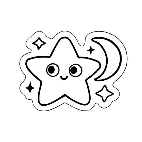 Tranh tô màu hình dán cho bé 2025 – Tải PDF miễn phí