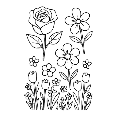 Tranh tô màu cho bé gái 5 tuổi 2025 - Tải PDF miễn phí