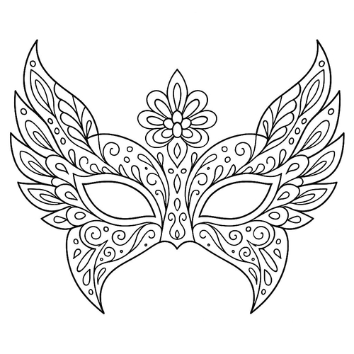 Tô màu mặt nạ cho bé 2025 - Tranh tô màu sáng tạo