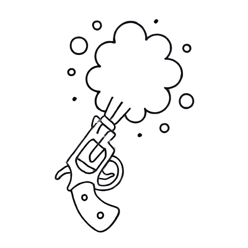 Tranh tô màu súng cho bé 2025