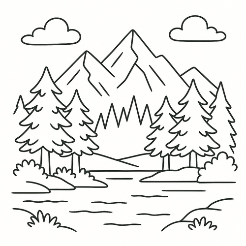 Tranh tô màu thư giãn cho bé 2025