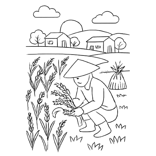 Tranh tô màu quê hương đất nước cho bé 2025 – Tải PDF